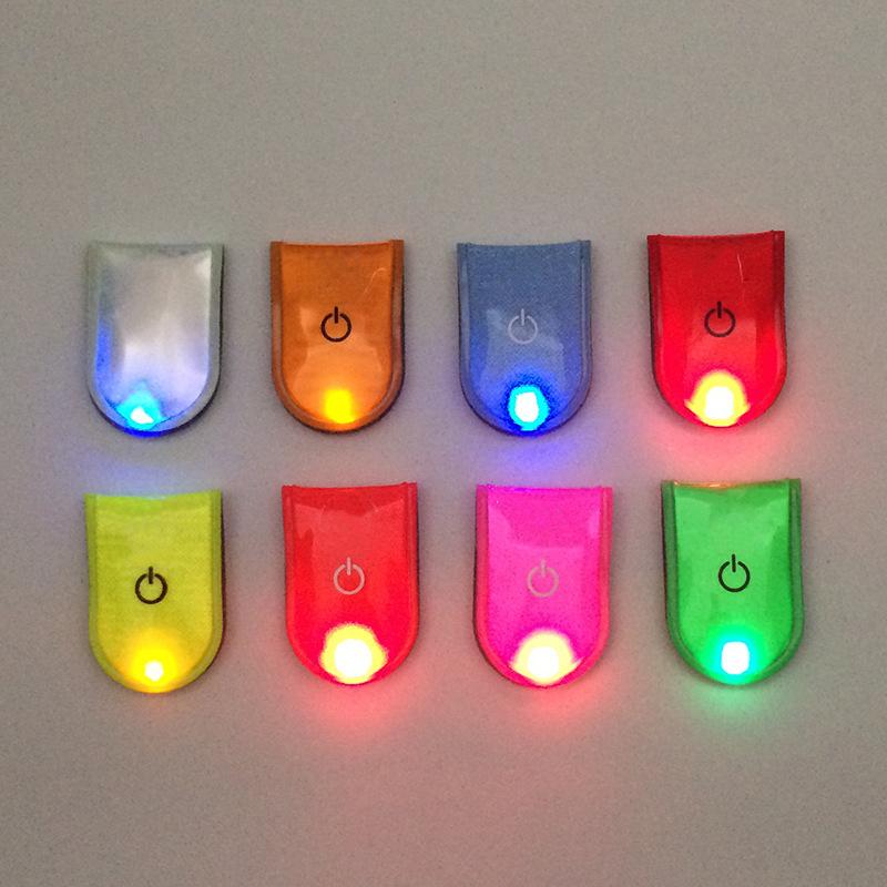 Outdoor Sports Night Running Safety Light LED Bicycle Light Reflective Warning Signal Clip Lamp Mountain MTB Bike Cycling Light