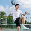 Li Ning Ping Pong Elite Series Logo Print Round Neck Quick-Dry Short Sleeve T-Shirt Unisex T-Shirt Standard-White ATST029-1