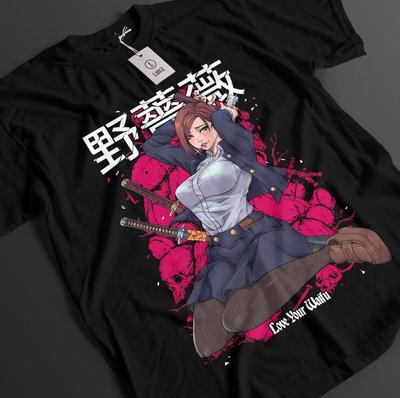 Maglietta Jujutsu Kaisen Maglietta Nobara Kugisaki Sukuna Mahito JJK Anime Unisex