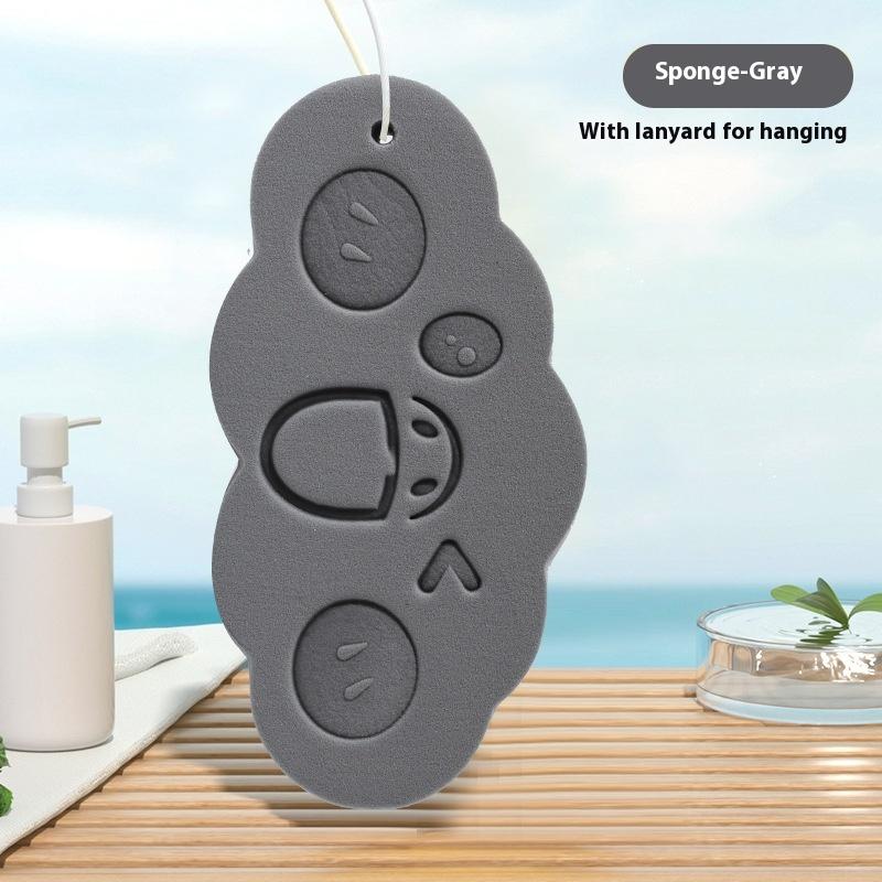 Soft Bath Sponge Brush for Kids with Lanyard Exfoliating Dead Skin Massager Cleaning Shower Sponge Rub