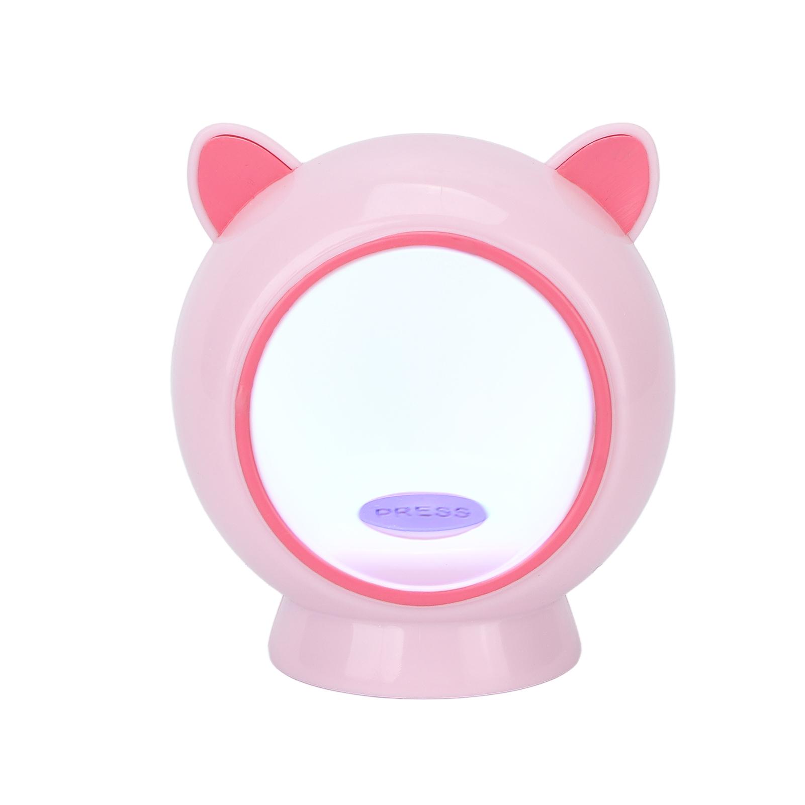 

6 Вт лампа для ногтей 3 шт. световых чипов 360° освещение тип C зарядка УФ светодиодная лампа для сушки лака для ногтей Pink