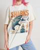 Quick Animal Facts Sharks White Summer Trendy Casual T-Shirt Men's and Women's Luxury Brand Top
