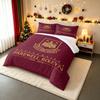 3 Piece Bedding Set West Ham Farewell Boleyn 1904 2016 Gold Crest Maroon Duvet Cover for Men Fan Gift