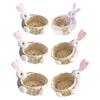 Spacious Corn Husk Basket Multifunctional Snacks Storage Bin Rabbit Food Container Study Room Organiser for Students