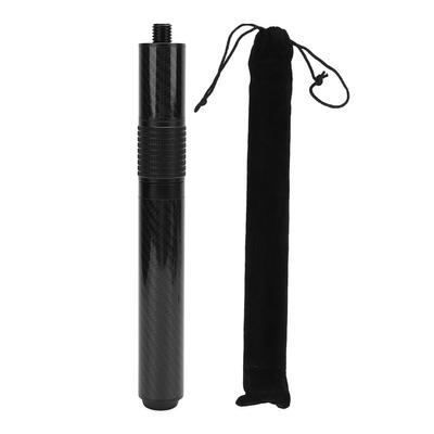 Pool Cue Extension for PERI 10 14 Inch Telescopic Carbon Fiber Aluminum Alloy Billiard Cue Extension with Bumper
