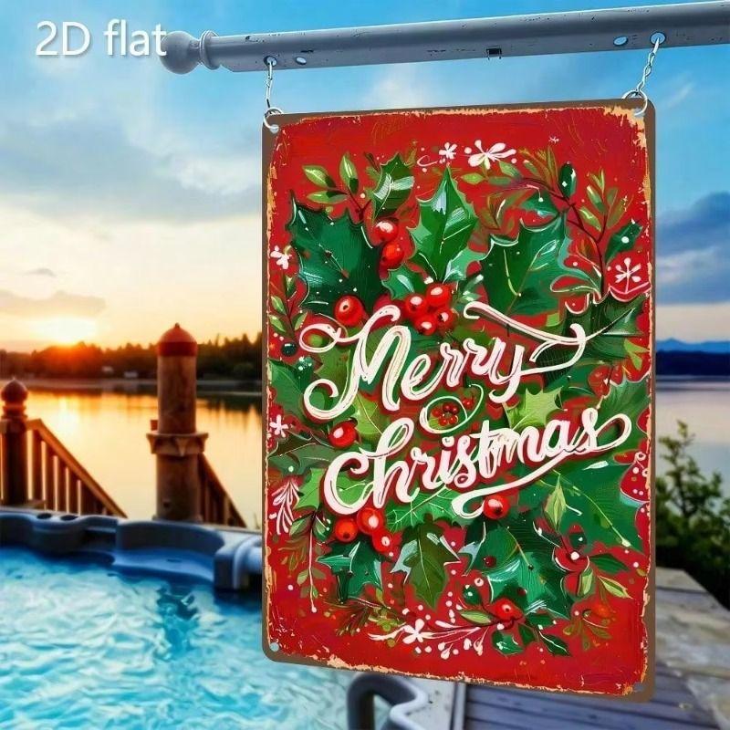 

Metal Wall Art Retro Decor Painting 20x30 cm for Living Room