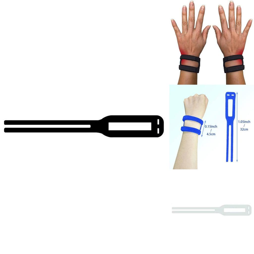 Sports Wrist Protector With Adjustable Nylon Wristband For Strain And Flexibility