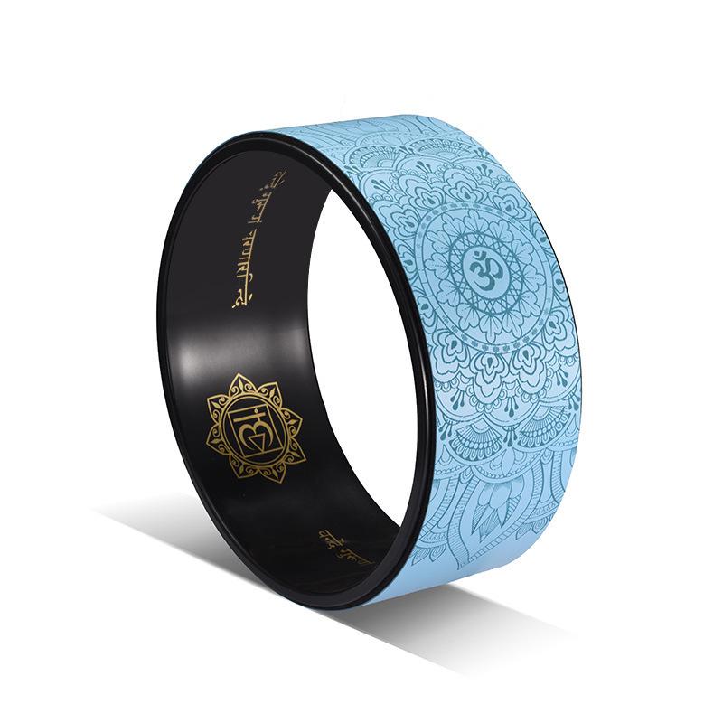 Yoga Wheel Shoulder Opener & Backbend Ring - Cork Pilates Circle for Flexibility & Fitness