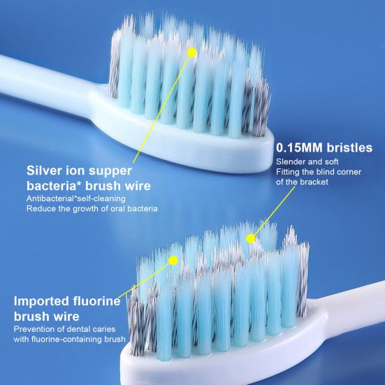 Yousheng Portable Toothbrush Soft Bristle Oral Cleaning Integrated Travel Folding Toothbrush Toothpaste 2 In 1 for Camping
