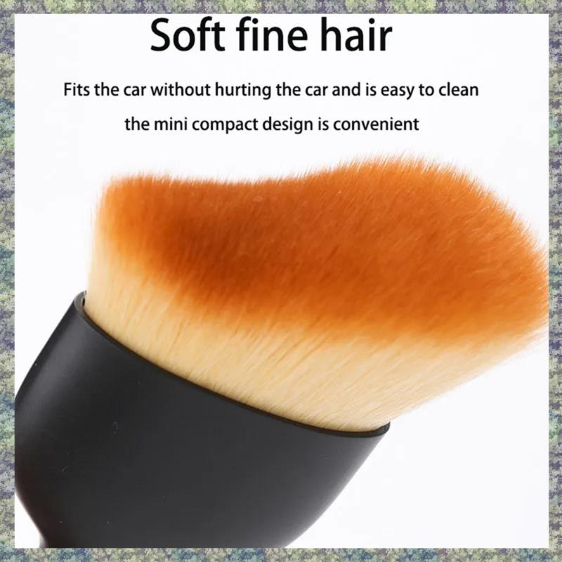

WON 12PCS Car Interior Cleaning Brush Conditioner Air Outlet Soft Fur Clean Brushes With Shells Crevice Detailing Brush Tool