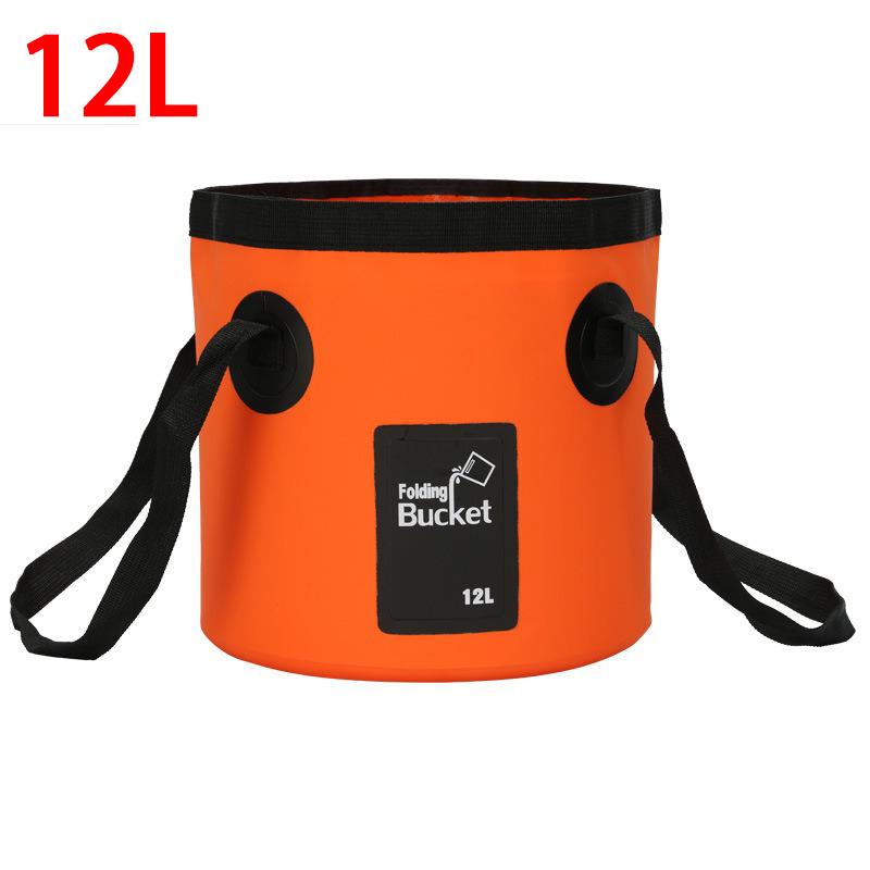 12L 20L Portable Folding Bucket for Outdoor Travel, Foldable Water Bucket Portable Car Wash Bucket For Camping Travel JTQJT01