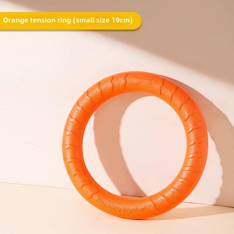 Dog Toys, Outdoor Training, Human and Pet Interaction, Pull Ring, Energy-consuming EVA Soft Glue, Bite-resistant Pet Frisbee