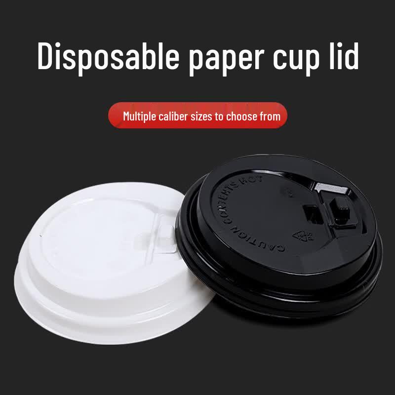 Disposable Plastic Leak-Proof Cup Lids for 80/90mm Cups