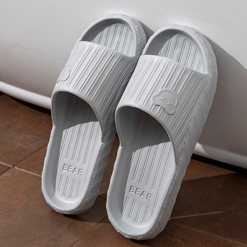 EVA Couple Cool Slippers Women's Summer Indoor Home Home Bathroom Bathing and Stepping On Shit Thick Soft Bottom Non-slip Outer Wear Men