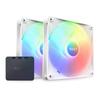 NZXT F140 RGB CORE TWIN PACK RGB Lighting Controller PC Case Fan FN1926 e [Bianco] RF-C14DF-W1