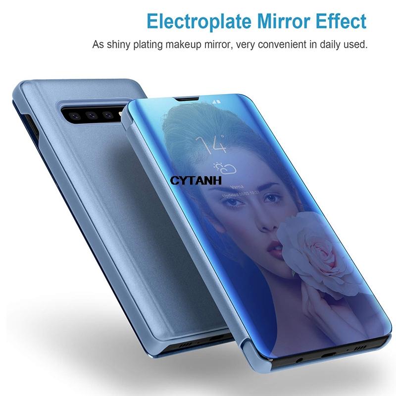 Luxus Smart Mirror Flip Case Für Honor Magic6 Lite X9B X7B X8B Für Honor X8 5G X9A X7 70 50 Magic 5 6 Leder Ständer Handyhülle
