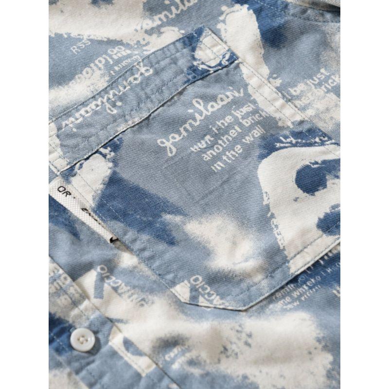 Trendy over Print Short sleeve Shirts Men's Japan fashion Hong Kong Style Casual All-matching Half Sleeve Cargo Shirt 2025 New