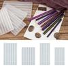Kit Ceară de Sigiliu Stick Matriță Silicon Formă Semirotundă Bandă Lungă Ceară Lacrima Matriță Silicon Creativă Manuală Lumânare