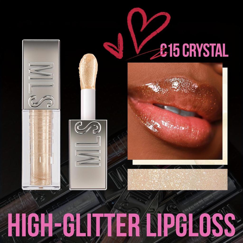 Błyszczyk do ust Sparkling Diamond Lip Gloss 6 kolorów Nawilżająca, nieklejąca formuła Płynna szminka Makijaż ust Idealny na przyjęcia świąteczne i prezenty