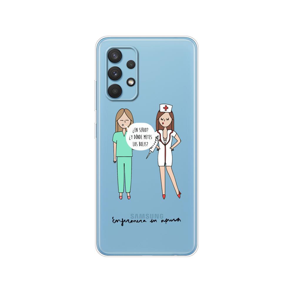 

Для Samsung Galaxy A32 A22 A42 A52 A72 4G 5G S21 plus Note 20 ultra A03s силиконовый чехол Coque мультфильм медицина медсестра прозрачный samsung A03s