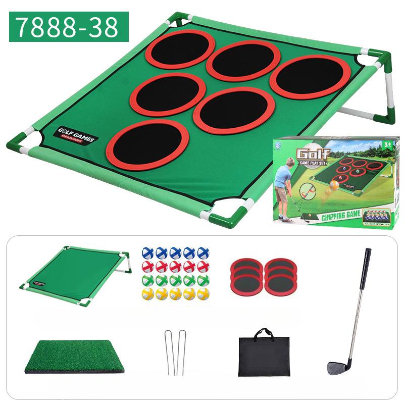 Golf Game Mat Target With Bracket, Indoor Outdoor Sports Parent-Child Interactive Game