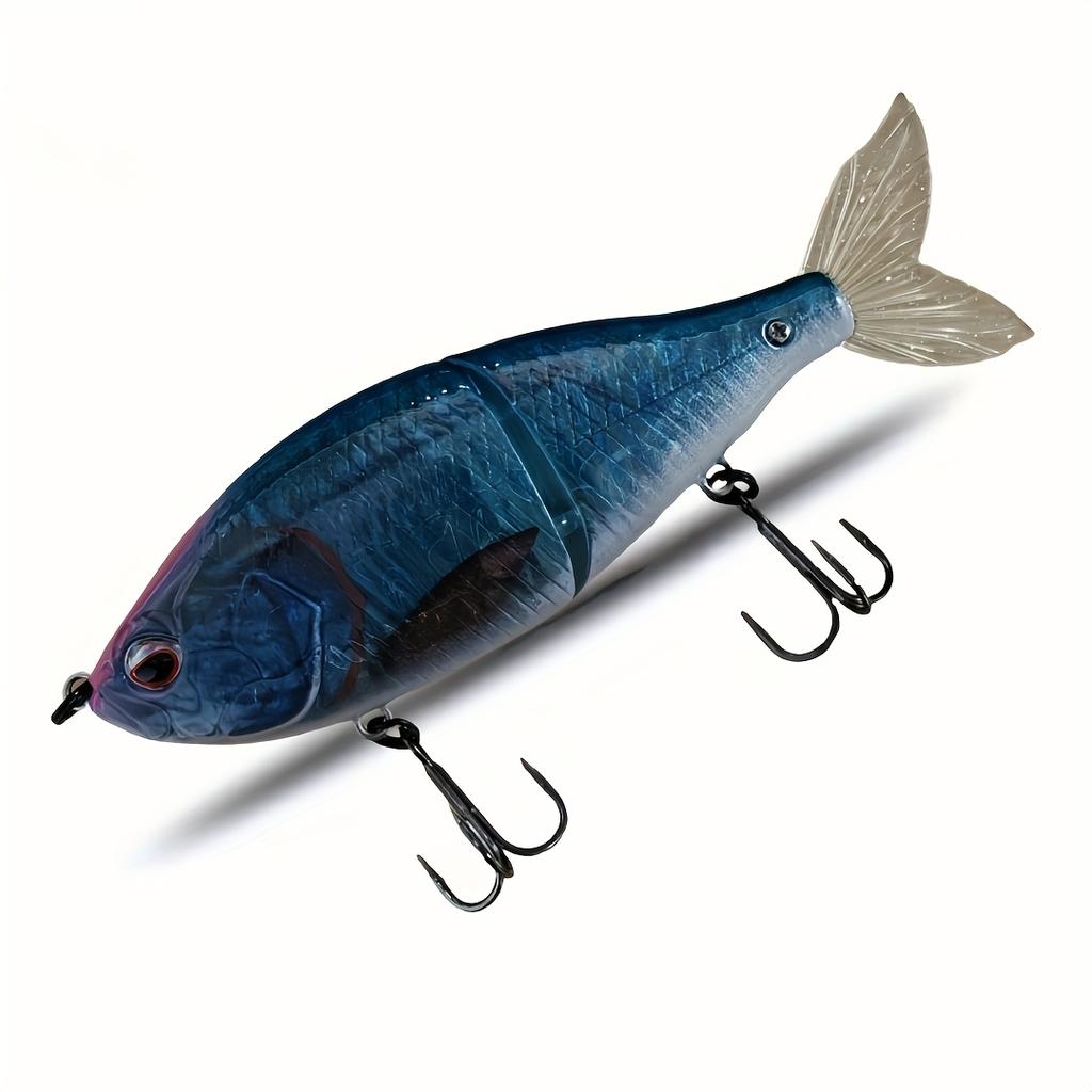 1pc 14.5cm 57g Slow Sinking Lure Multi-Section, Two-Segment Imitation Hard Bait