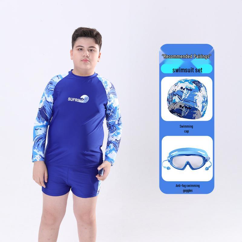 Plus Size Boys' Swimsuit for Teens and Kids - Hot Spring Collection