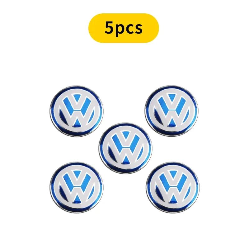 2026 Hot For Volkswagen VW Car Remote Key Logo Metal Emblem Stickers For Volkswagen VW GTI Polo Golf Passat Tiguan Arteon Touare