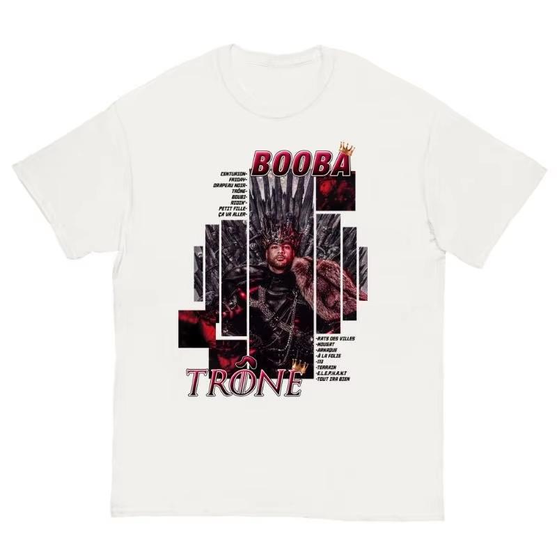 Rapper Booba Album TrNe Merch 2026 New T Shirt Cotton Unisex UnisexS Unisexs TShirt Fans Tour HipHop Y2k Vintage Casual Tee