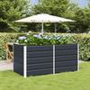 Plant Pot Anthracite 160 X 80 X 75 Cm Steel