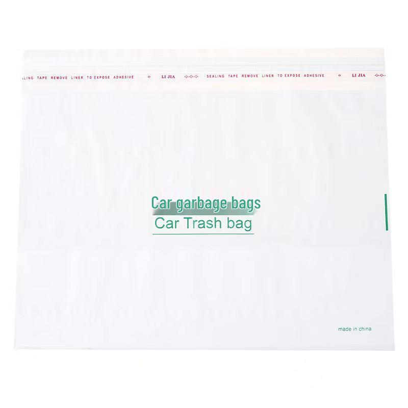 Adhesive Car Trash & Vomit Bags for Office & Dorm Desks - Convenient Solutions for Students