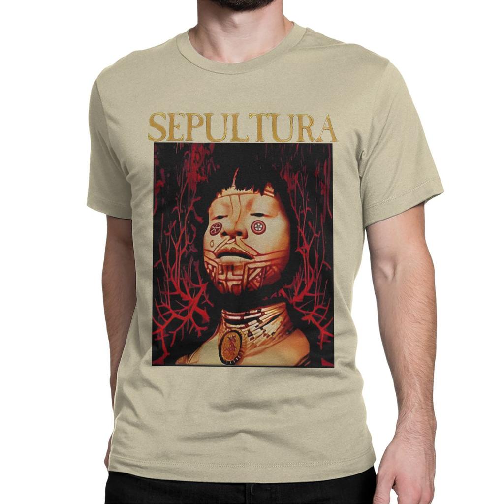 Men Women T-Shirt Sepultura Roots Funny Cotton Tees Short Sleeve Farewell Tour 2024 T Shirts Round Neck Clothing Gift Idea
