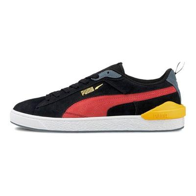 Zapatillas Unisex Suede Bloc Negro Rosa Paraíso 381183-03