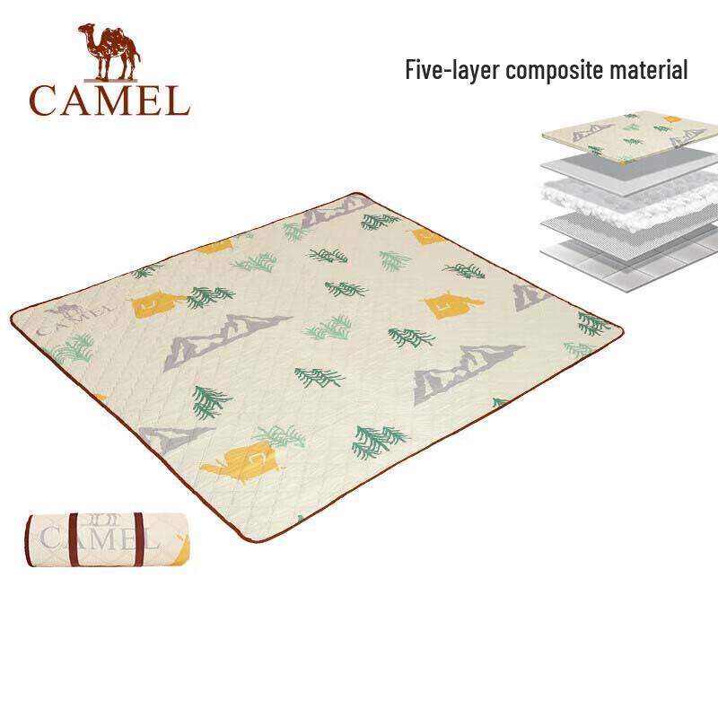 

Camel Thickened Outdoor Picnic & Camping Mat One Size