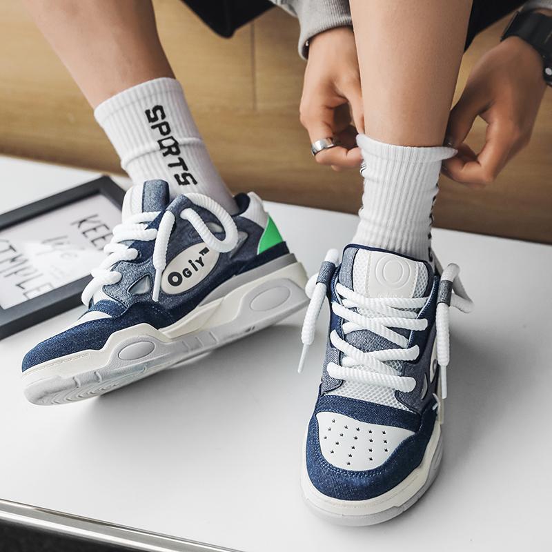 New Men Leather Shoes Casual Sneakers Spring Autumn Mens Vulcanized Shoes High Quality Breathable Comfortable Flat Lace Up