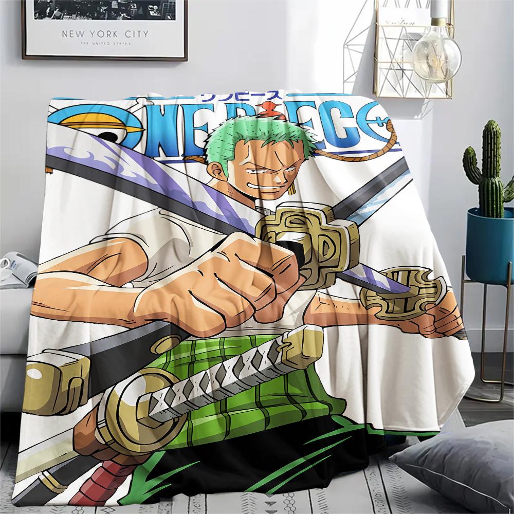 One Piece character Print Flannel Blanket,High quality Comfortable for All Seasons,Home Decor,Warmth and Comfort,Perfect for Christmas Gifts