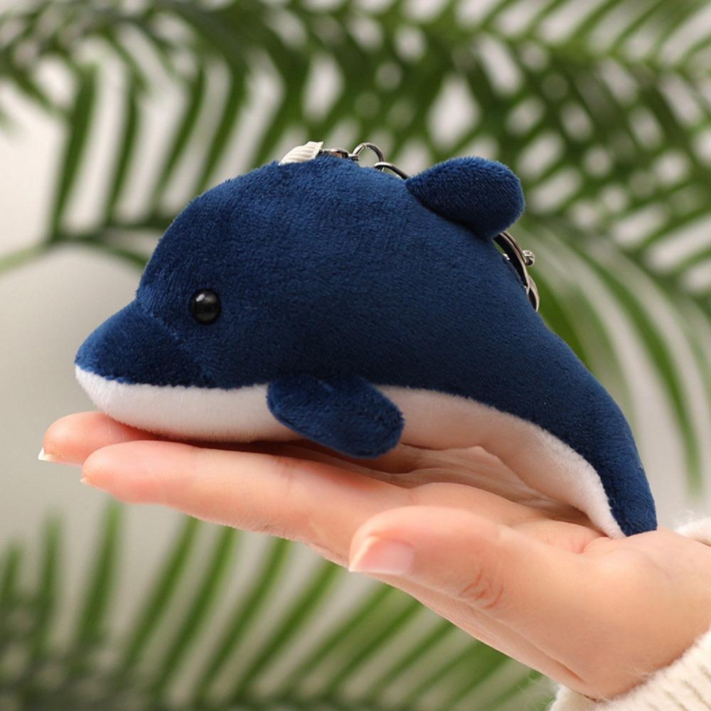 Ocean Animal Stuffed Animal Keychain Bag Pendant Animal Doll Key Rings  Kids Holiday Gifts