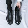 European and American Fashion Retro Style Business Dress Leather Shoes,  Early Summer New Versatile Casual Shoes