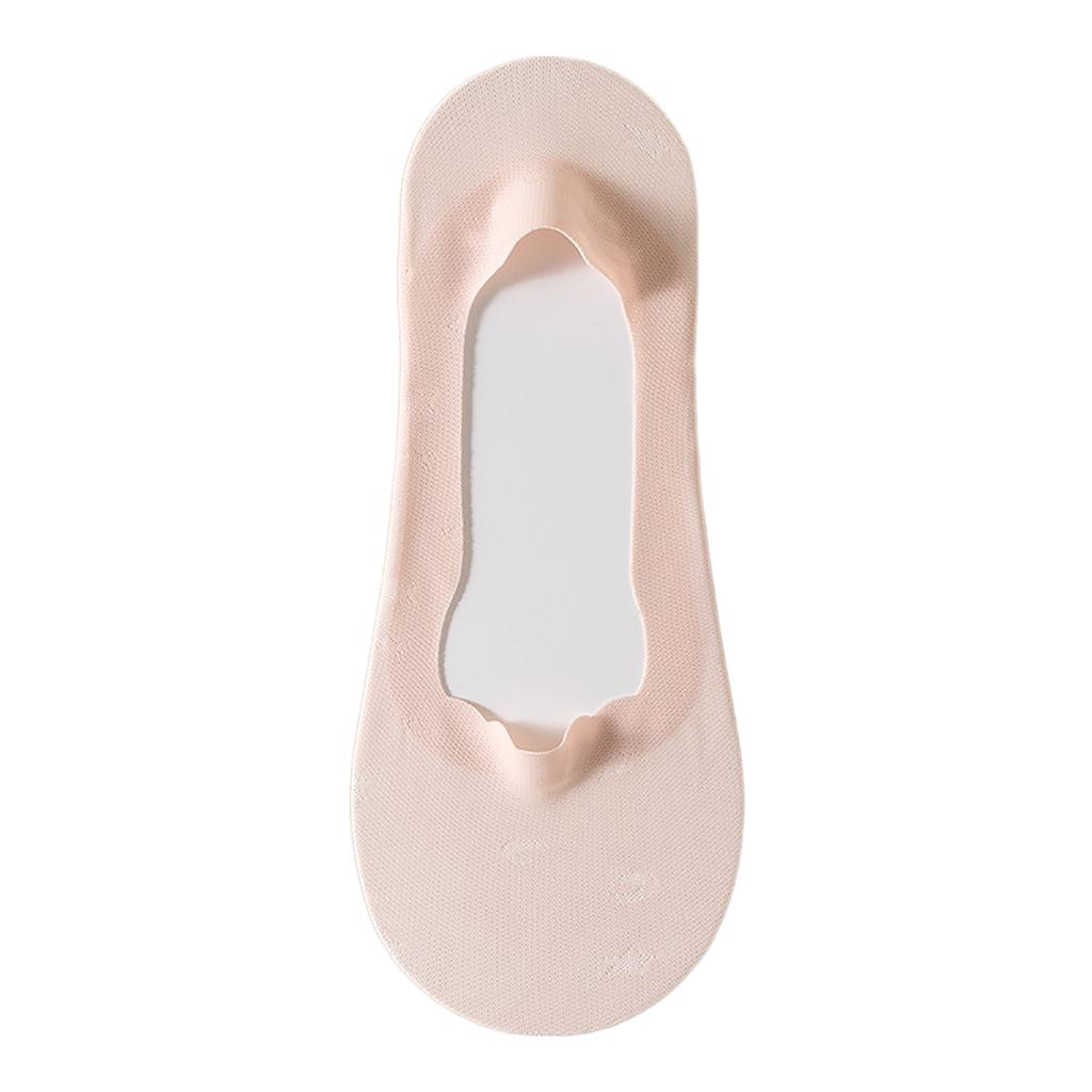 Invisible Ice Silk Breathable Socks,Thin Low Cut Liner Socks Lightweight Nonslip Cotton Not Show Socks for Womens Girls