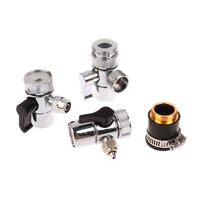 Alloy Faucet Fittings Diverter Pipe Single-Cut Valve Switching Adapter Tube Connector Water Purifier Water Filter Accessories