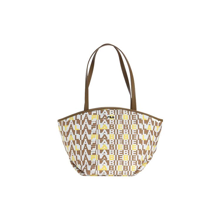 New FILA PU Handbag, Shoulder Bag Women's Toffee F13W324161F-DK