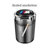 BBYX8 New 2025 Car Ashtray Cigarette Butt Holder Container Accessories for BMW M X5 X1 X3 X2 X6 X7 X4 Portable One-Button Opening Car