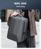 Men's Large Capacity Hard Shell Business & Student Laptop Backpack