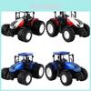 Trator de Engenharia Agrícola RC de Liga 2.4g Brinquedo para Crianças de 4 a 6 Anos