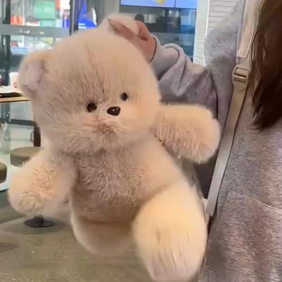 Bear Plush Doll Soft Stuffed Animal Cute Realistic Cat Sheep Elephant Huggable Companion for Kids Birthday Gift