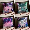Alien Anime SStage Cushion Cover Reversible Soft Durable Pillow Cover Home  Car MultiScene Use for Daily Comfort