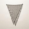 Retro Cashew Print Silk Scarf Accessories Rhombus Versatile Triangle Scarf Spring And Summer Thin Out Clothing With Shawl