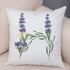 Lavender Letter Cushion Cover Sofa Home Car Decoration Living Room Bedroom Pillowcase 45X45Cm Pillowcase