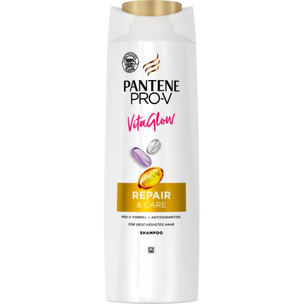 Pantene PRO-V Vita Glow Repair & Care Shampoo XXL, 500 ml
