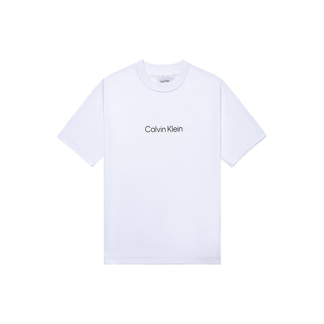 

Calvin Klein Letter Print Short Sleeve T-Shirt Men tops White 40FM800-540